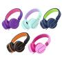 Elecder i36 Kids Headphones Children Girls Boys Teens Foldable Adjustable On Ear Headphones 3.5mm Jack Compatible iPad Cellphones Computer Kindle MP3/4 Airplane School Tablet Green/Purple