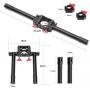 EACHSHOT Dual Handle Grip Handheld Handlebar Kit for Gimbal Zhiyun Crane Plus/Crane 2/Crane V2/Feiyu a1000/a2000/AK2000/AK4000 Gusen MOZA Air Aircross (Not Support DJI Ronin-S)