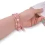 Wolait for Fitbit Charge 2 Bands, Handmade Fashion Pearl Bracelet with Elastic Strech for Women Girls (Pink) Wolait for Fitbit Charge 2 Bands, Handmade Fashion Pearl Bracelet with Elastic Strech for Women Girls (Pink)