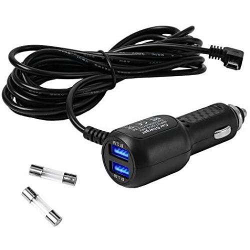 Car Charger Compatible with Garmin Nuvi, Garmin GPS Charger Cable, Compatible with Garmin Nuvi C255 Dash cam Power Cable
