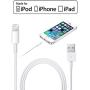 2Pack Apple Original [Apple MFi Certified] Charger Lightning to USB Cable Compatible iPhone X/8/7/6s/6/plus/5s/5c/SE,iPad Pro/Air/Mini,iPod Touch(White 1M/3.3FT) Original Certified