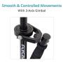 FLYCAM HD-3000 Handheld Video Camera Stabilizer with Quick Release Plate and Table Clamp, 8 Lbs Capacity