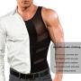 TAILONG Tank Top Slimming Vest Tight Body Shaper Tummy Underwear Men Waist Trimmer Compression Shirt