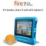 Fire 7 Kids Edition Tablet, 7" Display, 16 GB, Blue Kid-Proof Case