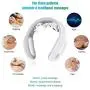 Neck Massager, Intelligent Portable Pulse 4D Cordless Trigger Point Deep Tissue Massage with Heat Birthday Gifts for Mom Wife Women Men Dad Neck Massager, Intelligent Portable Pulse 4D Cordless Trigger Point Deep Tissue Massage with Heat Birthday Gifts for Mom Wife Women Men Dad