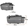 Ehinew Bike Rack Bag,Bike Saddle Bags for Rear Rack,Bike Trunk Bag,MTB Bike Pannier Bags with Adjustable Mounting Straps,Reflective/Waterproof
