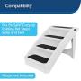 PetSafe CozyUp Folding Pet Steps, Foldable Steps for Dogs and Cats, Best for Small to Large Pets