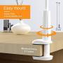 SHAWE Phone Holder Bed Gooseneck Mount - Flexible Arm 360 Mount Clip Adjustable Bracket Clamp Stand Compatible with Cell Phone 11 Pro XS Max XR X 8 7 6 Plus 5 4, Samsung S10 S9 S8 for Bedroom Desk