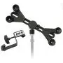 LyxPro TSM1 Microphone Music Stand Mount Holder For Tablet iPhone Ipad Smartphone And Android Adjustable 360 Degree Swivel Tilt Support Arms 3 To 11.5 Inch With Extra Detachable Clip
