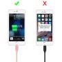 Rose Gold car Charger kit- Tranesca Compatible 4.8A/24W Dual Rapid USB Ports Car Charger with 6FT Nylon Braided MFI (Apple Certified) Lightning Cable