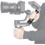 NICEYRIG Wooden Handle for ZHIYUN WEEBILL S Gimbal Stabilizer, Grip with 1/4 3/8 ARRI Mounting Holes and Cold Shoe - 341