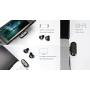 Route+ PRO Bluetooth Transmitter Wireless Audio USB-C Adaptor or Receiver with Voice Transmission - Must Have Gaming Accessory for Wireless Headset Compatible with Nintendo Switch and PC