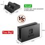 UKor Switch TV Dock, Portable Charging Stand for Nintendo Switch,Compact Switch to HDMI Adapter,Mini Switch Docking Station with Extra USB 3.0 Port, Replacement Charging Dock for Nintendo Switch