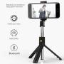 Bluetooth Selfie Stick Photo Wireless Tripod Compatible with Apple 11 Huawei Samsung Mobile Phone Live Broadcast Support Integrated Selfie Stick Multi-Function Selfie Stick Telescopic