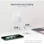 USB C Fast Charger, 30W 2 Port Charger with 18W USB-C Power Adapter for 2020/2018 iPad Pro 12.9 11, Pixel 2 3 4 XL 2XL 3XL 4XL Galaxy S9 S8, Foldable PD 3.0 Wall Charger with 6.6ft USB C to C Cable