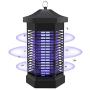 Bug Zapper Fly Trap Outdoor Bug Zapper Electric Mosquito Killer with 5 Sticky Glue Boards, Waterproof Insect Fly Trap Fly Zapper for Outdoor, Indoor, Backyard, Patio, Kitchen