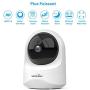 Baby Monitor Camera, Wansview 1080PHD Wireless Security Camera for Home, WiFi Pet Camera for Dog and Cat, 2 Way Audio, Night Vision, Works with Alexa Q6-W