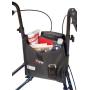 Carex 3 Wheel Walker for Seniors, Foldable, Rollator Walker with Three Wheels, Height Adjustable Handles