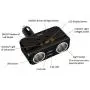 Car Charger Adapter, 2 Socket Cigarette Lighter Splitter, Dual USB Port with 12V,24V Voltage Display Compatible for iPhone,ipad,Tablet,Galaxy,HTC,LG Car Charger Adapter, 2 Socket Cigarette Lighter Splitter, Dual USB Port with 12V,24V Voltage Display Compatible for iPhone,ipad,Tablet,Galaxy,HTC,LG