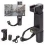 OCTO MOUNTS | F-Mount Mobile Smartphone Camera Grip Holder Handle Rig Monopod with Tripod Mount and Cold Shoe Mount for Filming Video on Most Smartphones - iPhone, iPhone Plus, Galaxy, Android
