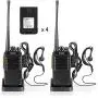 Seodon Walkie Talkies Rechargeable for Adults Long Range with One Extra Battery GMRS/FRS Two Way Radios UHF 400-470Mhz with Earpiece/Headsets(2 Pack) Seodon Walkie Talkies Rechargeable for Adults Long Range with One Extra Battery GMRS/FRS Two Way Radios UHF 400-470Mhz with Earpiece/Headsets(2 Pack)