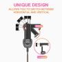 INNOLI Phone Selfie Stick Tripod,Bluetooth Wireless Remote Control Cell Phone Selfie Stick,Compact Small Extendable Selfie Stick Portable for iPhone Samsung and Other Universal Android Smart Phone