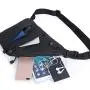 Fashion Left/Right Hand Shoulder Crossbody Bag, Sling Backpack,Multifunction Crossbody Bag for Outdoor Cycling Hiking Travel (Black, Right Hand)