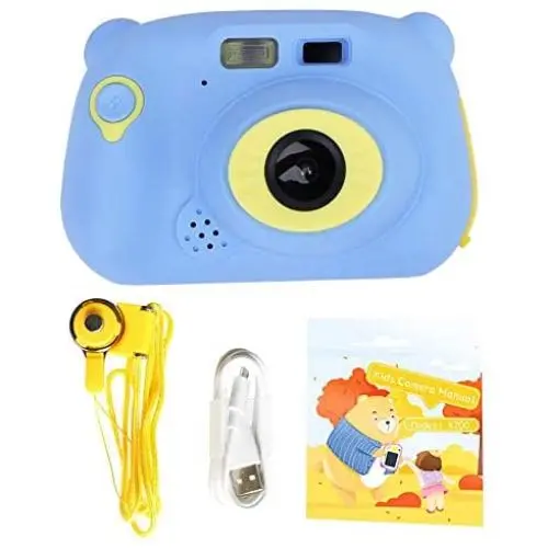 Kids Camera, 1080P 12MP Mini Child Camera Support WiFi Sharing, Dual Lens Digital Camera, Children Camcorder for Kids Gifts(Blue) Kids Camera, 1080P 12MP Mini Child Camera Support WiFi Sharing, Dual Lens Digital Camera, Children Camcorder for Kids Gifts(Blue)