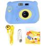 Kids Camera, 1080P 12MP Mini Child Camera Support WiFi Sharing, Dual Lens Digital Camera, Children Camcorder for Kids Gifts(Blue)