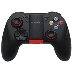 ILS - Shinecon SC-B04 Bluetooth 2.4G Wireless Gamepad Game Controller with Vibration Mobile Phone Clip