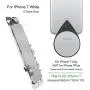 Screen Replacement for iPhone 7 White,Hkhuibang 4.7 Upgraded LCD Display 3D Touch Screen Digitizer Full Frame Assembly with OEM Front Camera Proximity Sensor Earpiece Speaker Repair Tool