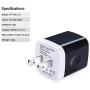 USB Wall Charger,USB Cubes,Sicodo 3-Pack Universal Travel 2.1A Dual Port Plug Charging Block Compatible with iPhone X/8/7/6,Tablet, Samsung Galaxy S10,S10+,S9,S8, S7 S6 Edge, HTC, LG, Sony, Nokia