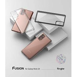 Ringke Fusion Case Designed for Galaxy Note 20, Galaxy Note 20 5G (2020) - Smoke Black