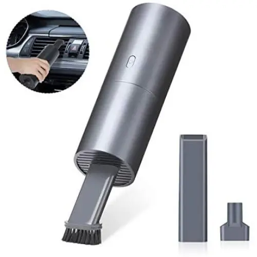 LANMU Mini Vacuum Cleaner, Portable Car Vacuum Cordless, USB Rechargeable Handheld Vacuum for Car,Desk,Keyboard,Computer and Kitchen Drawers Cleaning, Dust Buster and Blower 2 in 1 LANMU Mini Vacuum Cleaner, Portable Car Vacuum Cordless, USB Rechargeable Handheld Vacuum for Car,Desk,Keyboard,Computer and Kitchen Drawers Cleaning, Dust Buster and Blower 2 in 1