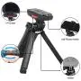 LENSGO L311 Mini Tripod, 3 in 1 Portable Cell Phone Camera Tripod Stand Holder with Universial Cell Phone Clip & 1/4" Screw & GoPro Mount for iPhone Android Smartphone Canon Nikon DSLR Camera GoPro LENSGO L311 Mini Tripod, 3 in 1 Portable Cell Phone Camera Tripod Stand Holder with Universial Cell Phone Clip & 1/4" Screw & GoPro Mount for iPhone Android Smartphone Canon Nikon DSLR Camera GoPro
