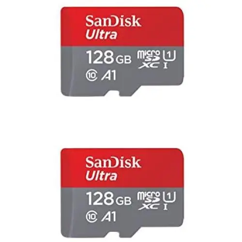 SanDisk 128GB X2 (256GB) MicroSD HC Ultra Uhs-1 Memory Card SanDisk 128GB X2 (256GB) MicroSD HC Ultra Uhs-1 Memory Card