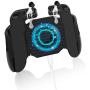 Yaliu H5 Mobile Game Controller with Cooling Fan，Mobile Gaming L1R1 Trigger for PUBG/Fortnite/Call of Duty Game Joystick Gamepad for 4.7-7.0inch Android iOS Phone