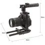 CAMVATE Camera Cage Rig Top Handle Tripod Mount Plate for Canon Nikon Sony Panasonnic(Black) CAMVATE Camera Cage Rig Top Handle Tripod Mount Plate for Canon Nikon Sony Panasonnic(Black)