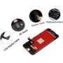 CLWHJ Premium Screen Replacement Compatible with iPhone 8 4.7 inch Full Assembly -LCD Touch Digitizer Display Glass Assembly with Tools, Fit Compatible with iPhone 8 (Black)