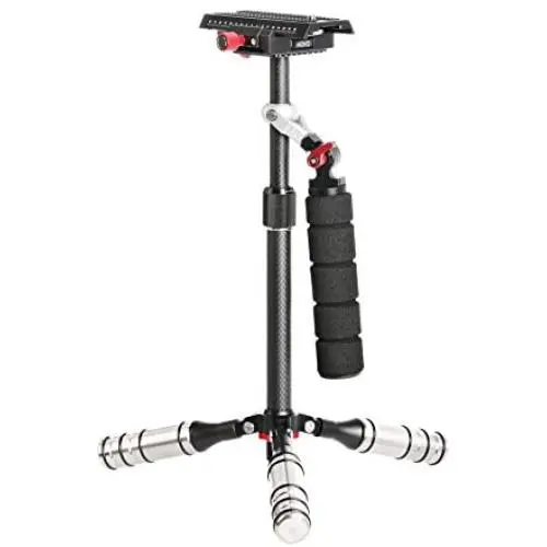 Movo VS7 Handheld Carbon Fiber Adjustable Video Stabilizer System with Quick-Release Plate for DSLR Cameras and Camcorders up to 6.6 LB (3kg) Movo VS7 Handheld Carbon Fiber Adjustable Video Stabilizer System with Quick-Release Plate for DSLR Cameras and Camcorders up to 6.6 LB (3kg)
