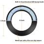 WongPing 5.7" Ring Light with Tripod Stand for YouTube Video Selfie Live Stream and Makeup Dimmable LED Camera Light with Cellphone Holder Desktop 64 Led Lamp