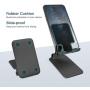 Cell Phone Stand, BoYata Adjustable Desk Phone Stand, Foldable Mobile Phone Holder Compatible with iPhone Xs Max Xr 8 7 6 6S Plus SE 5 5S 5C Charging, Accessories Desk, Other 4-7.9" Smart Phones-Black