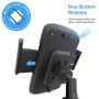 Yeegewin Universal Car Phone Holder Cup Holder Cell Phone Mount with Three-Side Grips and One-Touch Design Compatible with All Smartphones