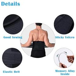 Mens Waist Trainer Lower Back Support Brace Weight Loss Corset Tummy Control Slimming Belt