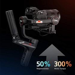 Zhiyun Weebill S 3-Axis Gimbal for Mirrorless and DSLR Cameras Like Sony A7M3, 300% Improved Motor Than Zhiyun Weebill Lab A4 Compact Size 14-Hour Runtime