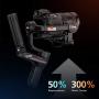 Zhiyun Weebill S 3-Axis Gimbal for Mirrorless and DSLR Cameras Like Sony A7M3, 300% Improved Motor Than Zhiyun Weebill Lab A4 Compact Size 14-Hour Runtime