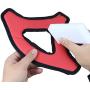Esimen (Upgrade) Head Pad for Oculus Quest Virtual Reality VR Headset Cushion Headband Fixing Accessories, Comfortable PU Leather & Reduce Head Pressure (Red)
