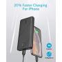 Anker Portable Charger, PowerCore Essential 20000mAh Power Bank with PowerIQ Technology and USB-C (Input Only), High-Capacity External Battery Pack Compatible with iPhone, Samsung, iPad, and More.