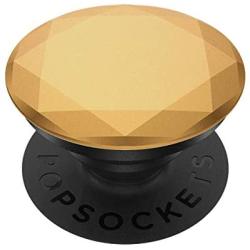 PopSockets PopGrip - Expanding Stand and Grip with Swappable Top - Metallic Diamond Medallion Gold