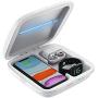 FENGTUOW Portable Cleaner case Cell Phone 4 in 1 Wireless Charging Box Compatible for iPhone 11/11 Pro Max/XR/XS Max/XS/X,Iwatch 5 4 3 2 1 and Airpods